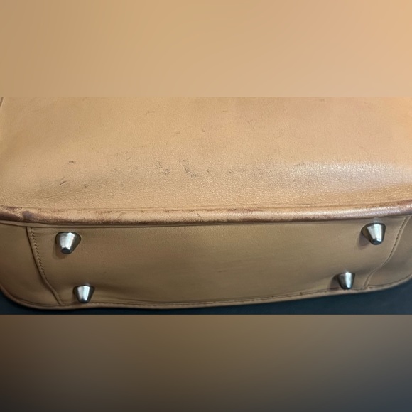 Vintage Coach Legacy Bag 9966 Camel w/Silver Nickel Hardware - Picture 10 of 14